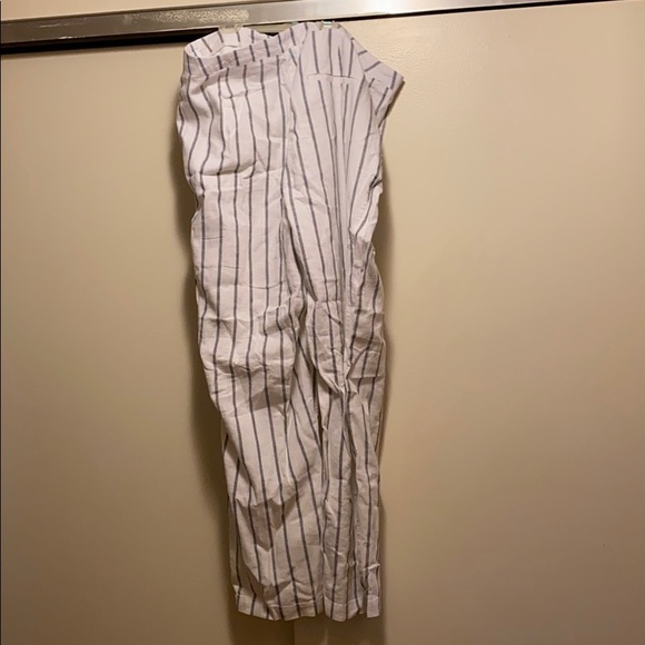 ASOS women Stripe linen pants - Picture 3 of 4